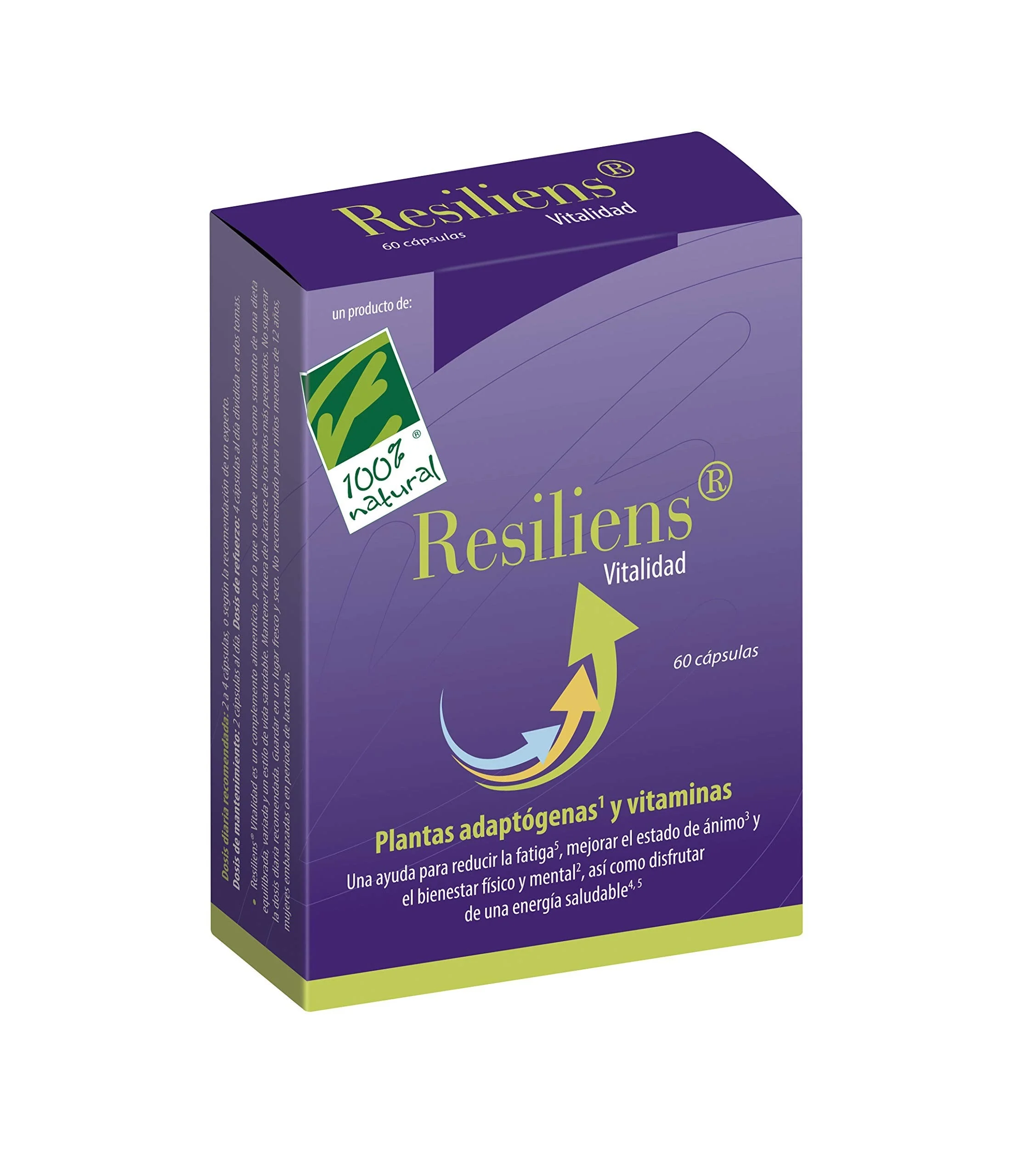 100 % natürliche Resiliens Vitality 60 Kapseln