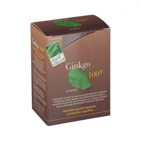 100% natürlicher Ginkgo 100 60 Kapseln