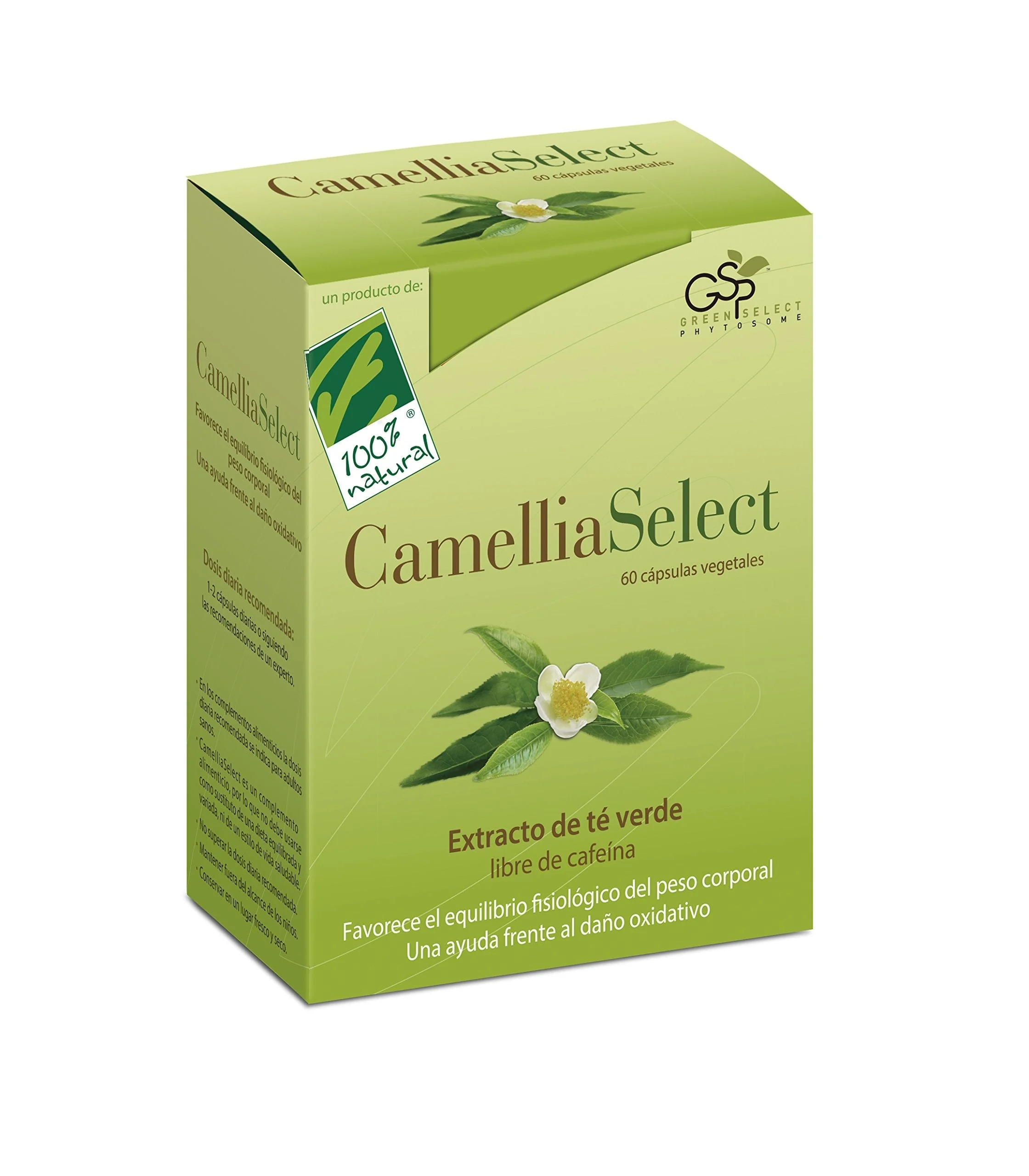 100 % natürliches Camelliaselect 60 Kapseln