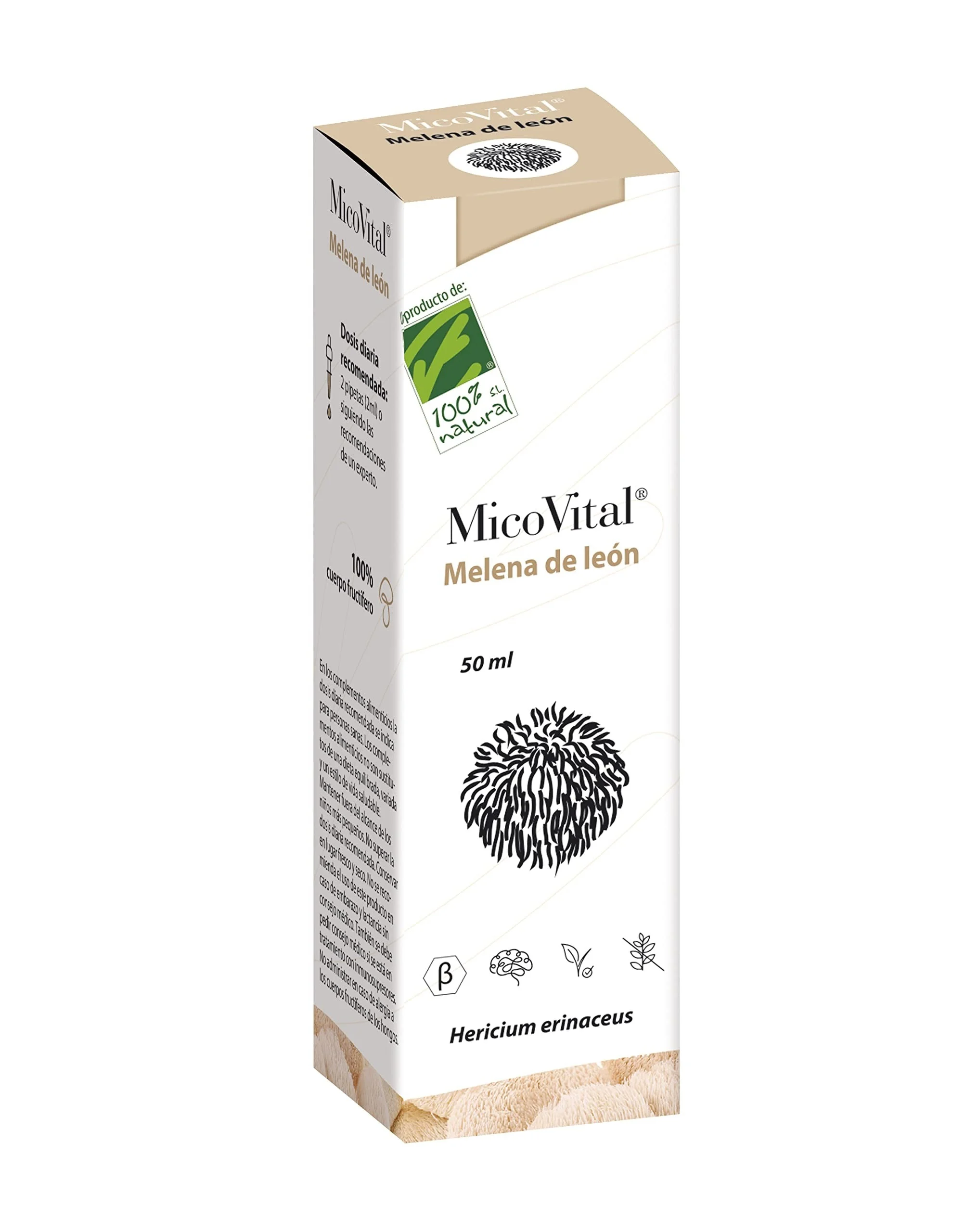 100% Natural Micovital Melena León 50ml