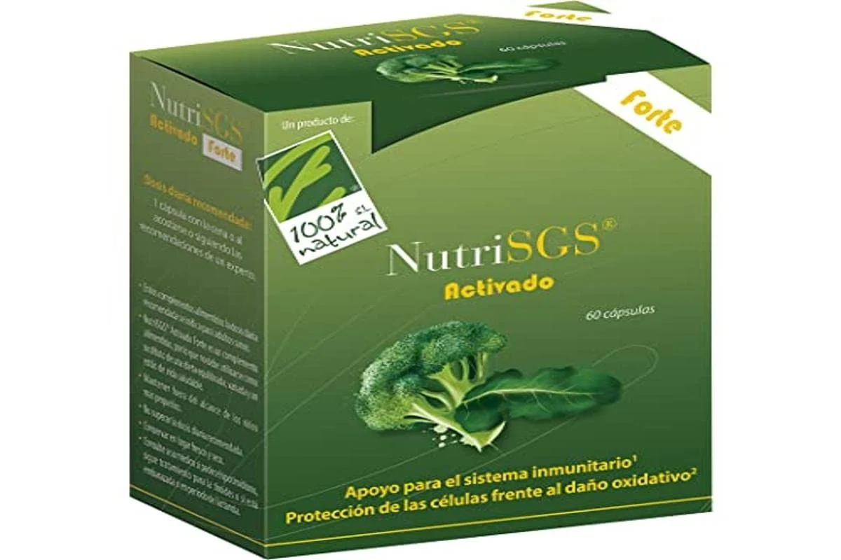 100% Natural Nutrisgs Activado Forte 60 Cápsulas