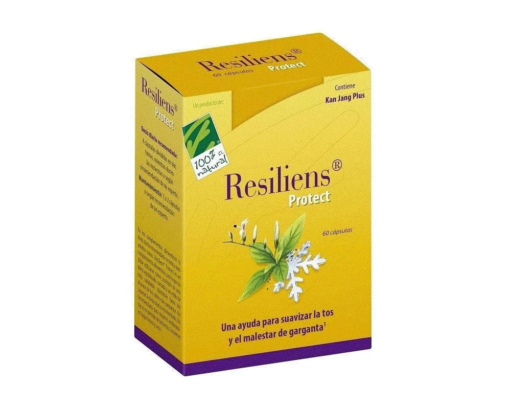 100% Natural Resiliens Protec 60 Cápsulas