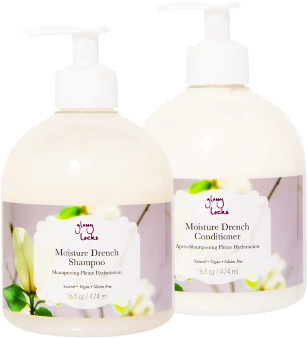 100% Pure Glossy Locks - Moisture Drench Duo, 948 ml