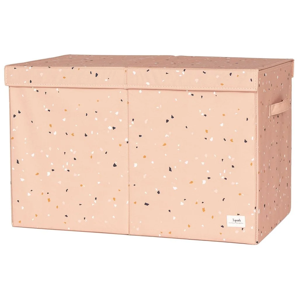 3 SproutsSpielzeugkiste gepunktet lehm