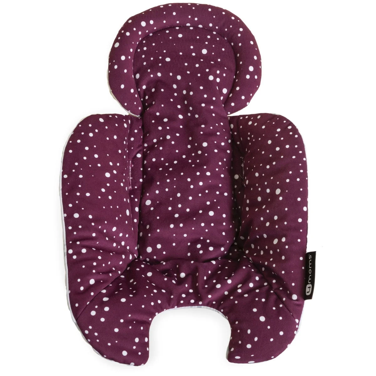 4momsEinsatz für Neugeborene beere/weiss Plüsch