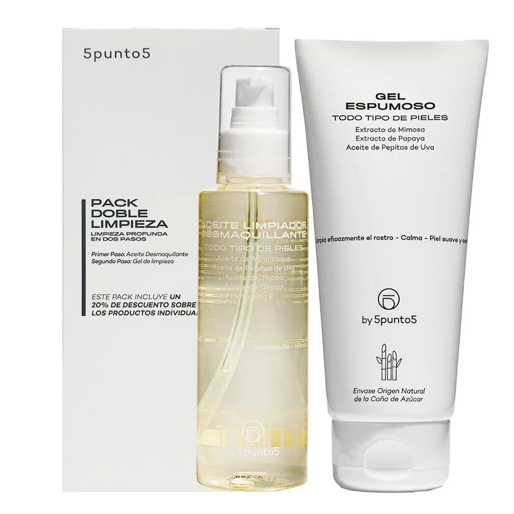 5punto5 Pack Doble Limpieza Pieles Normales/Secas 1 ud