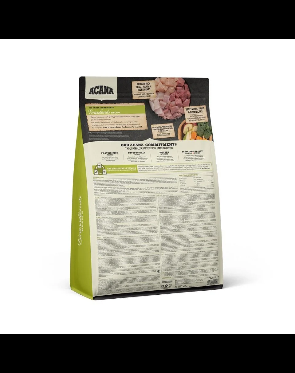 Acana Canine Adult Regionals Grasslands Prairie Trockenfutter für Hunde 2Kg