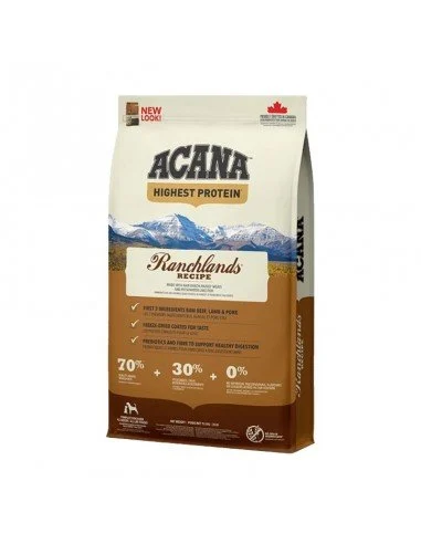 Acana Ranchlands Prairie Trockenfutter für erwachsene Hunde 11,4 kg