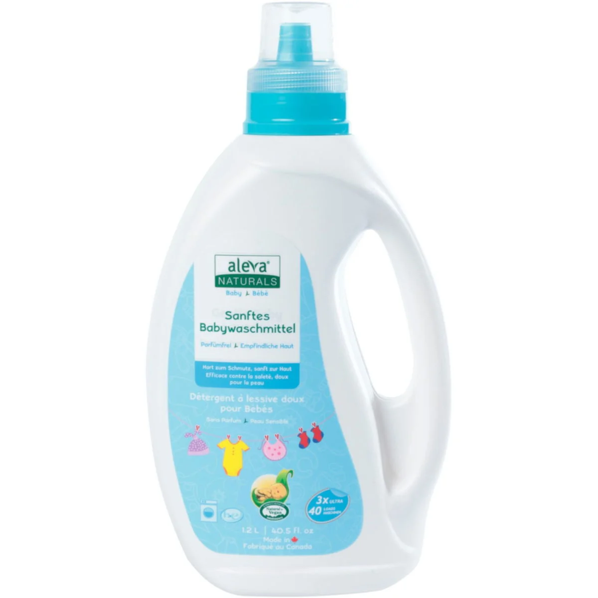 aleva NATURALSBabywaschmittel parfümfrei