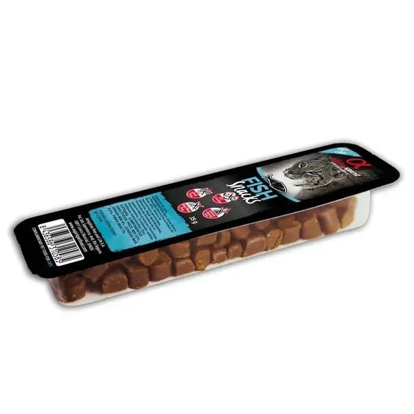 Alpha Spirit Snacks Pescado Trozos 35g