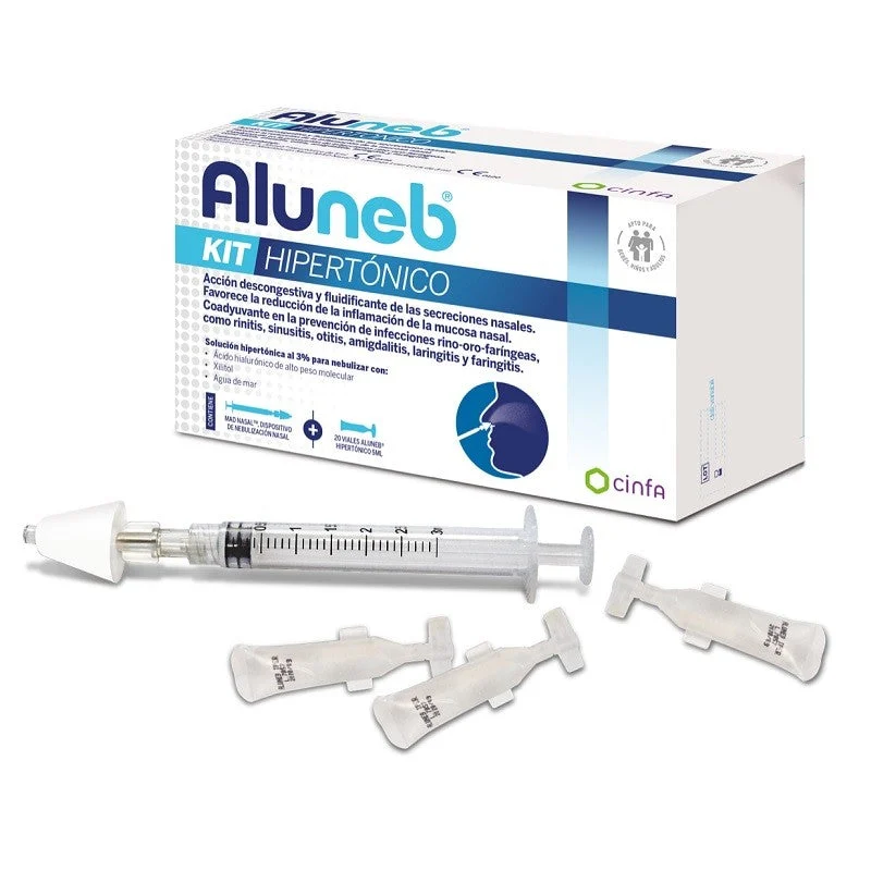 Aluneb Hypertonic Kit 20 Fläschchen à 5 ml + 1 Gerät