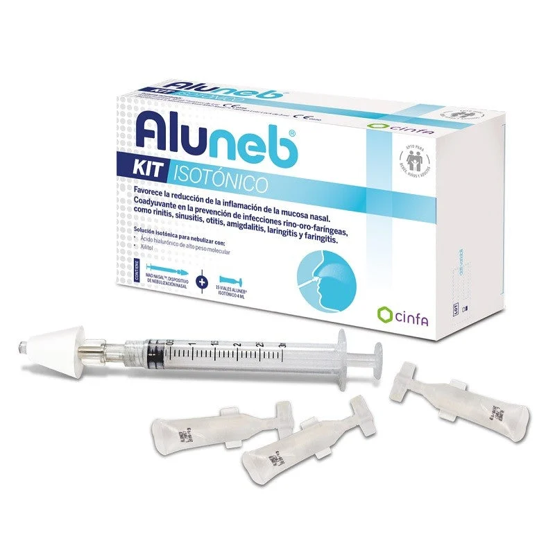 Aluneb Isotonic Kit 15 Fläschchen mit 4 ml +1 Gerät