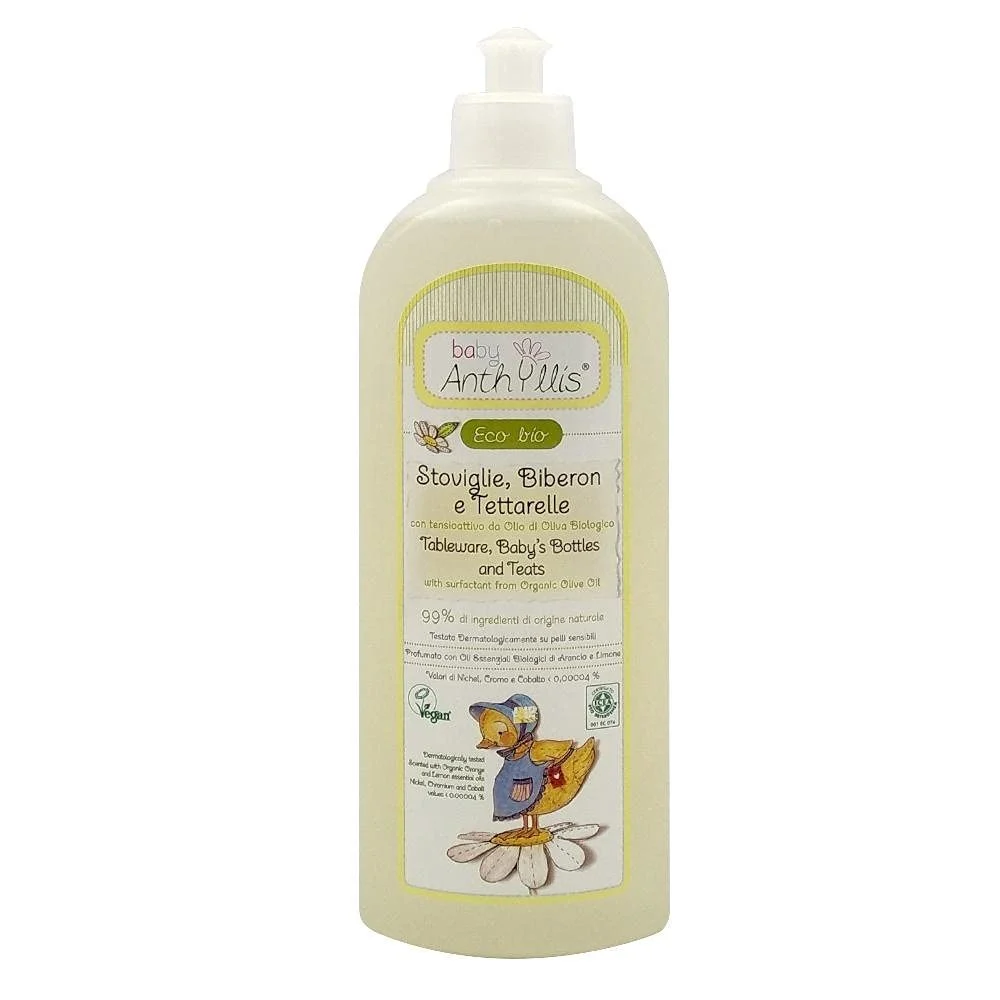 Anthyllis Baby Geschirrspülmittel für Baby Eco Flaschen und Sauger 460 ml