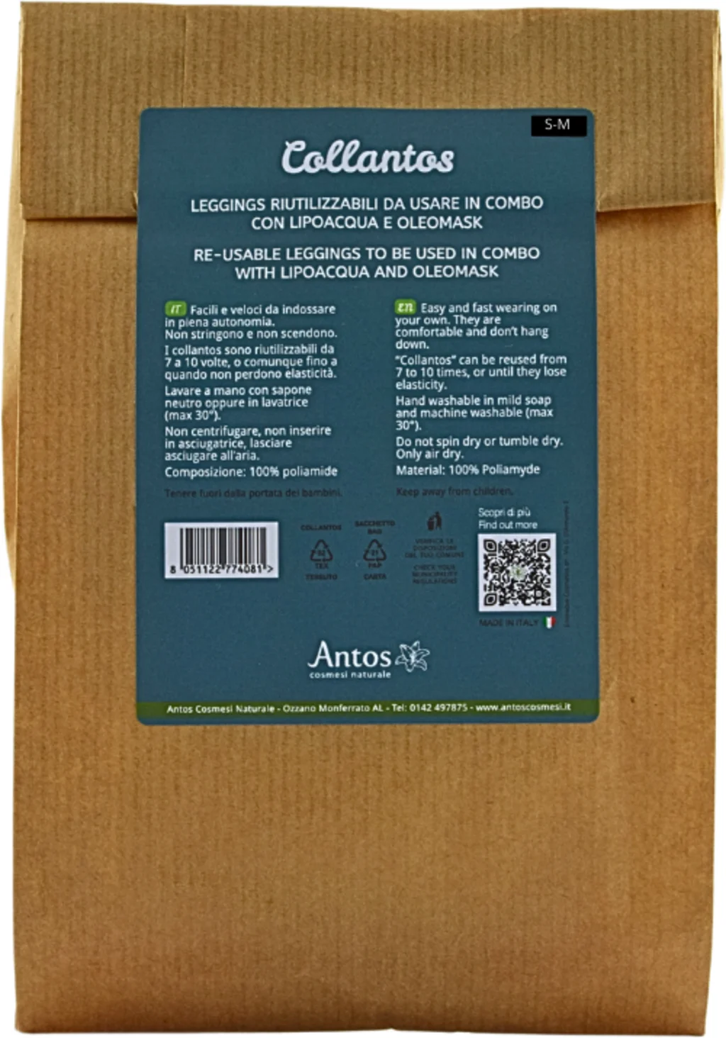 AntosCollantos Leggings, L/XL