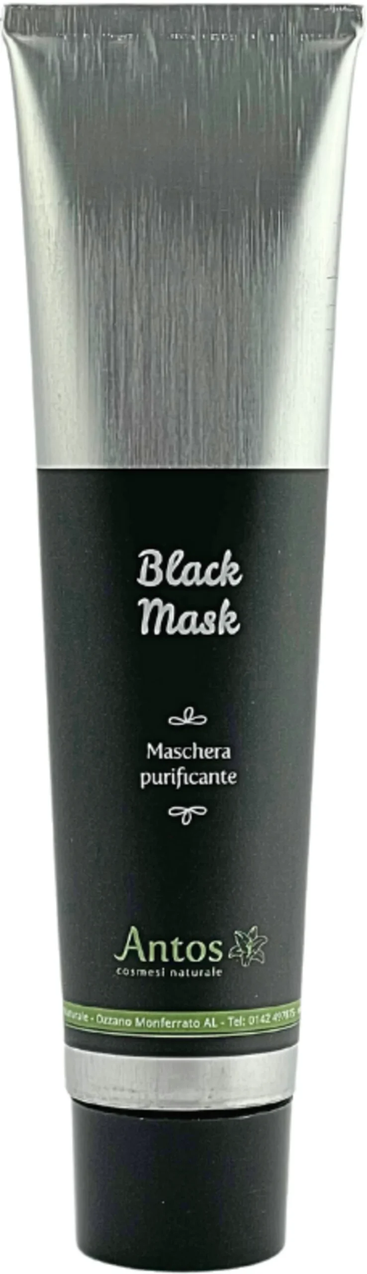AntosSchwarze Tonerde Gesichtsmaske, 75 ml