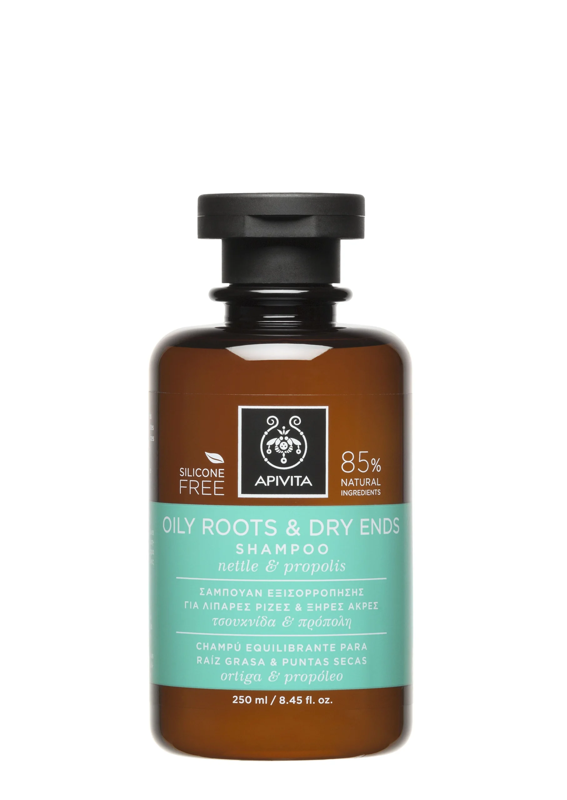 APIVITA Ausgleichendes Shampoo für fettige Haarwurzeln und trockene Spitzen, 250 ml