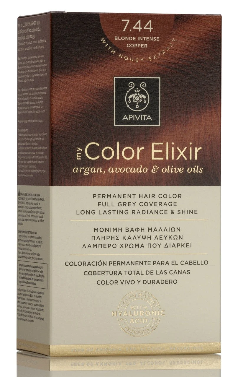 APIVITA Dye 7.44 Intensives Kupferblond My Color Elixir