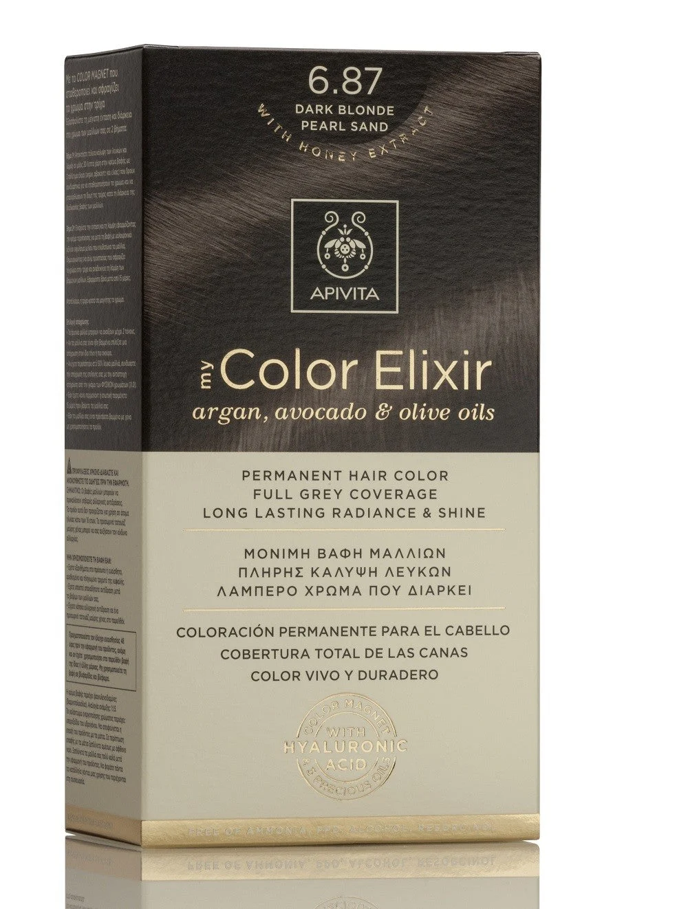 APIVITA Farbstoff 6.87 Dunkles perlmuttfarbenes Sandblond Mein Farbelixier