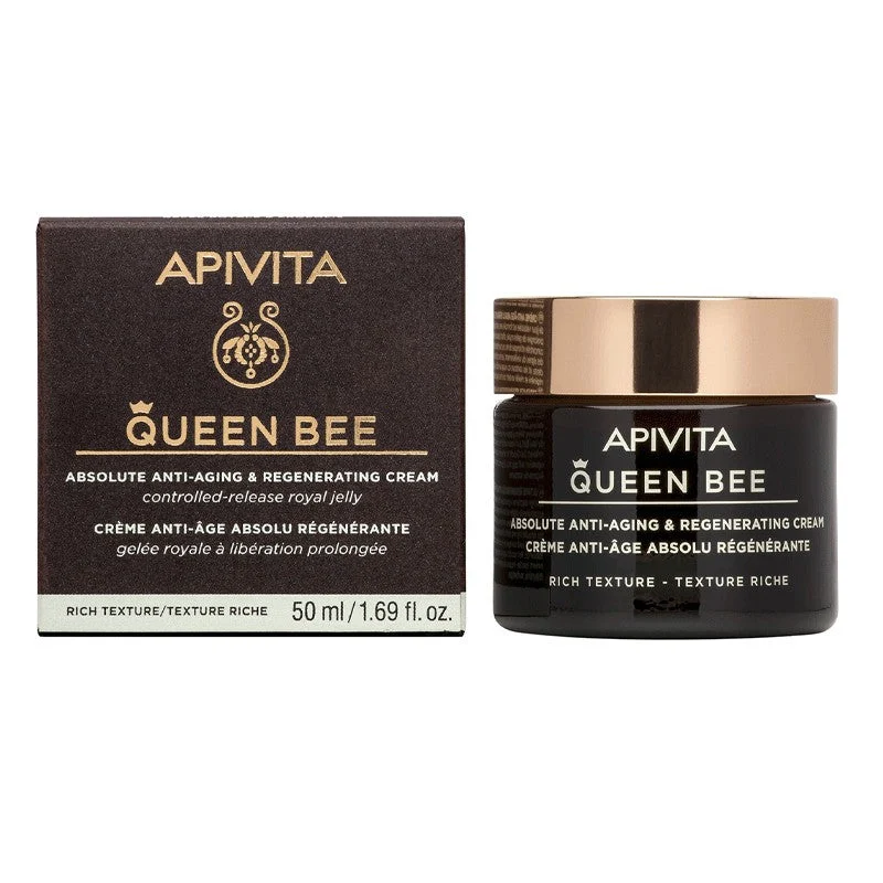 APIVITA Queen Bee Anti-Aging Regenerierende Creme Reichhaltige Textur 50ml