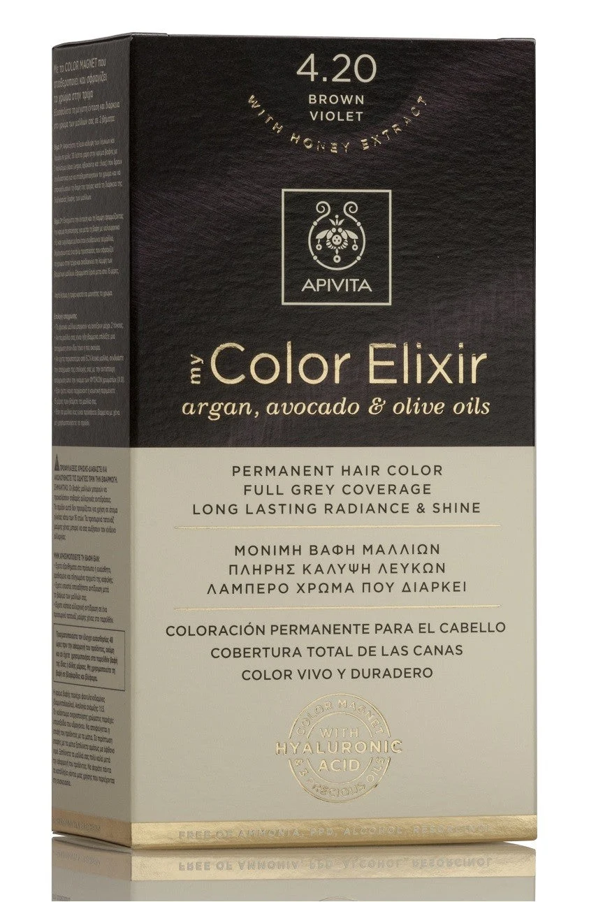APIVITA Tönung 4.20 Violettbraun Mein Farbelixier
