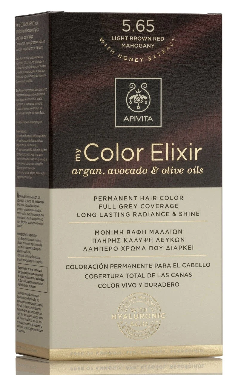 APIVITA Tönung 5.65 Hellbraun Mahagoni My Color Elixir