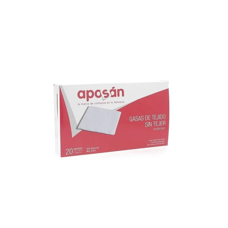 APOSAN Steriler Gaze-Vliesstoff 10 cm x 20 cm (20 Gaze)
