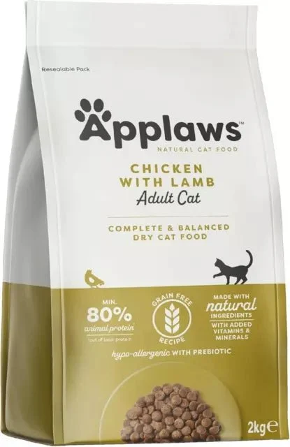 Applaws Cat Trockenfutter Huhn und Lamm Trockenfutter 7,5 kg