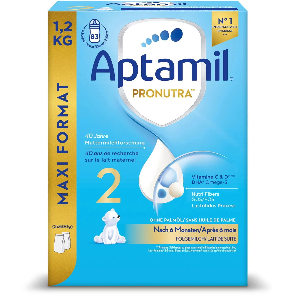 AptamilPronutra 2 Folgemilch 2x600g