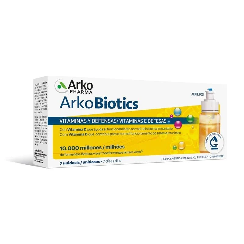 ARKOBIOTICS Vitamine und Abwehrkräfte Erwachsene 7 Dosen