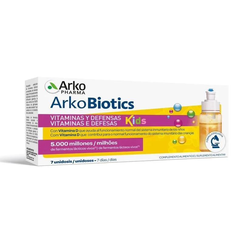 ARKOBIOTICS Vitamine und Abwehrkräfte für Kinder 7 Dosen