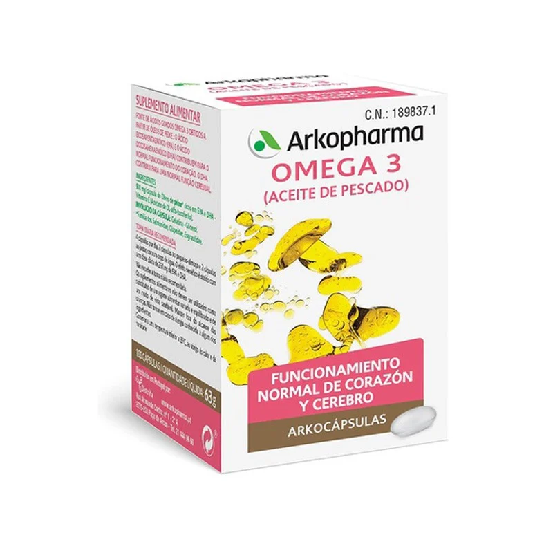 ARKOCÁPSULAS OMEGA 3 100 Kapseln