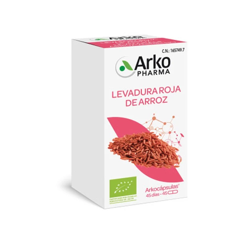 ARKOCAPSULES ROTER REIS HEFE Bio 45 Kapseln