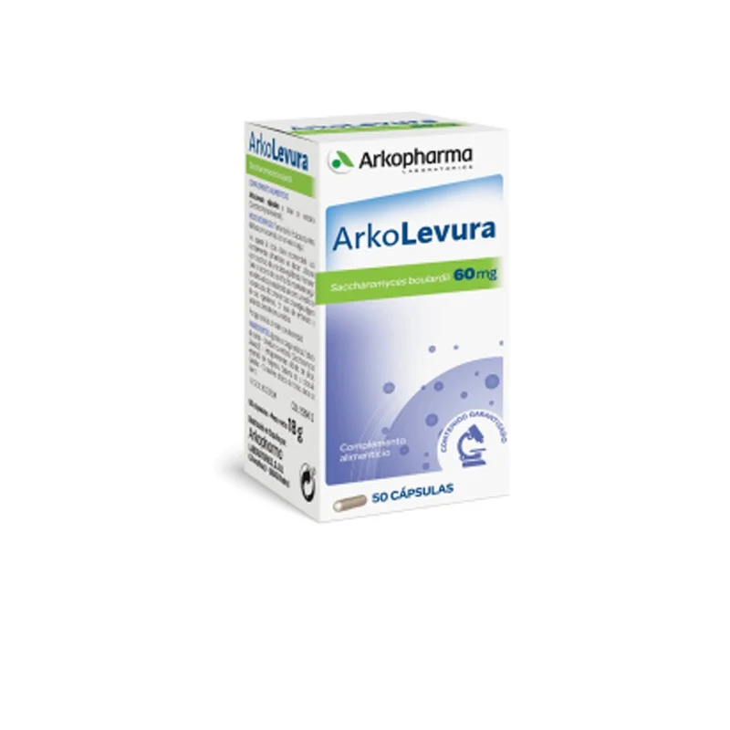 ARKOLEVURA Saccharomyces Boulardii 60 mg 50 Kapseln