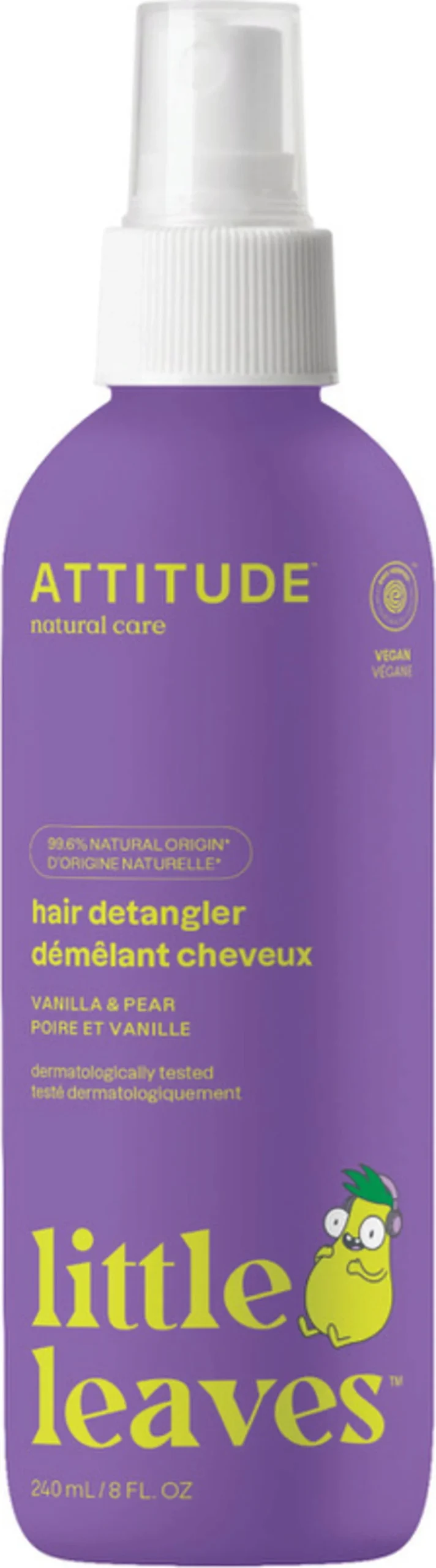 ATTITUDE little leaves Hair Detangler Vanilla & Pear, 240 ml