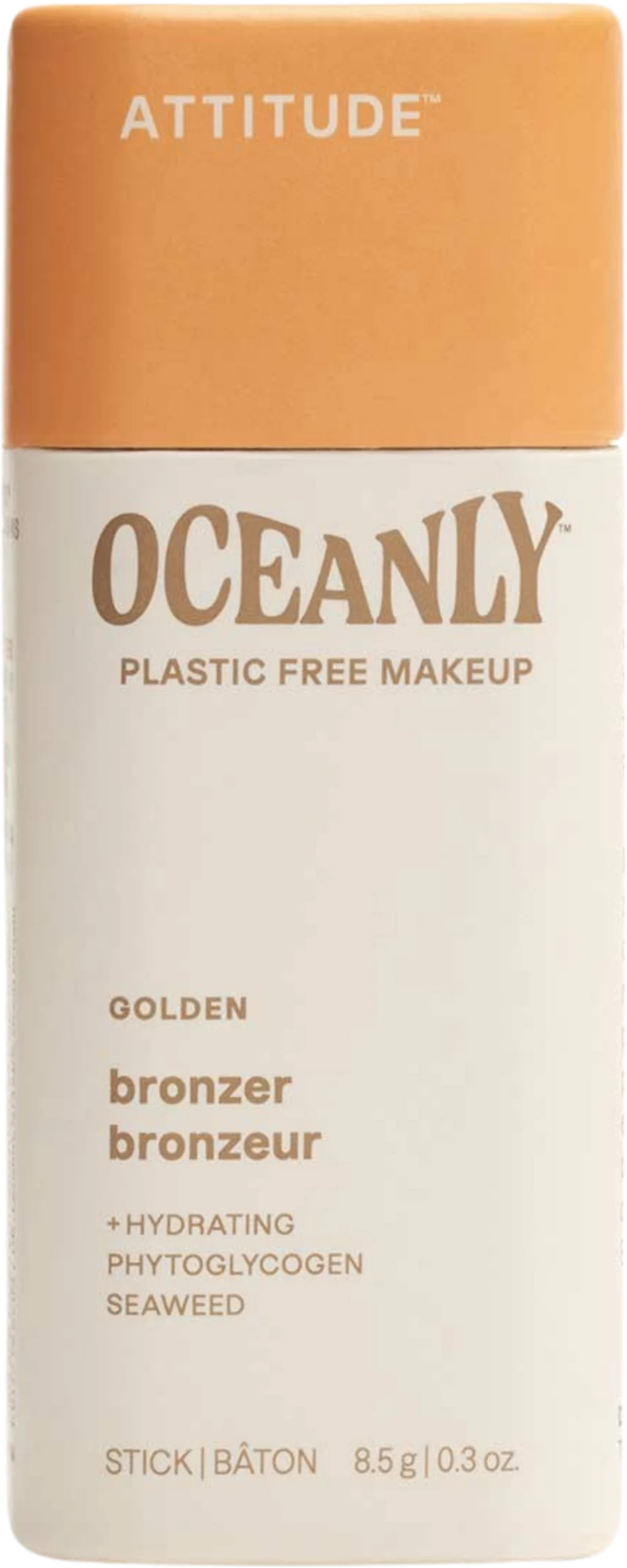 ATTITUDE Oceanly Bronzer Stick, Ebony (8 g)