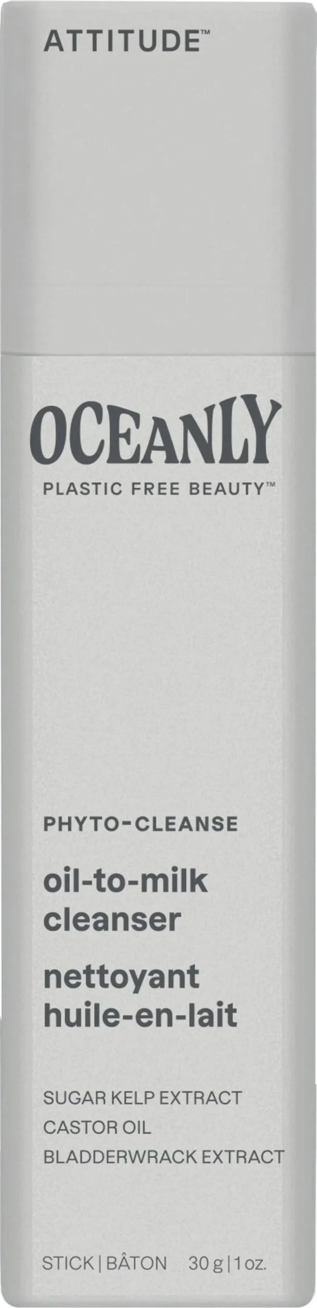 ATTITUDE Oceanly PHYTO-CLEANSE Oil-to-Milk Cleanser, 30 g