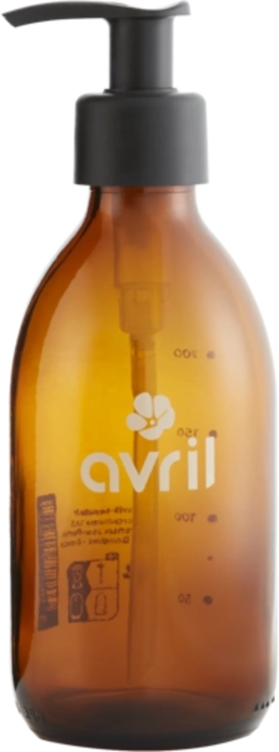 Avril Refillable Amber Glass Bottle, 250 ml