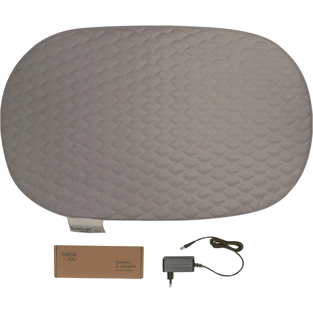 bébé jouWickelkissen beheizt quilted waves chalk brown