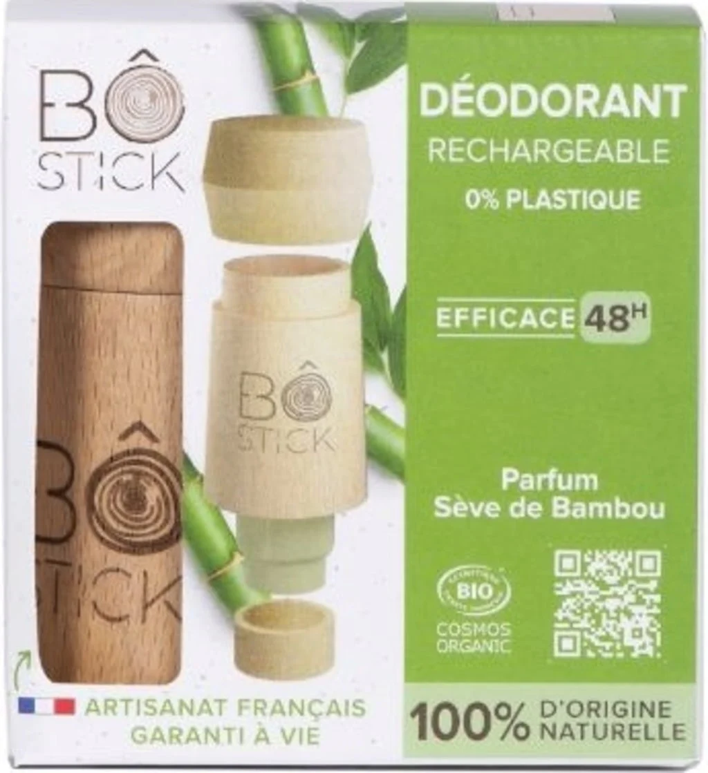 BÔ STICK Deodorant nachfüllbar Bambus-Saft, 45 g