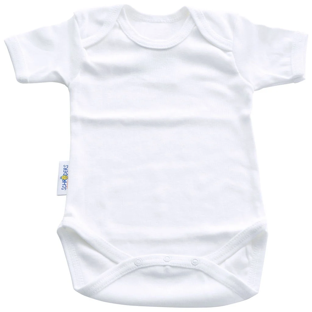 Baby Body 1/4 Arm weiss