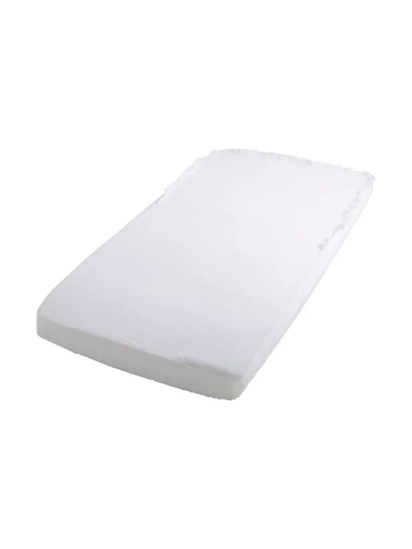 Baby's Only Calm Weiß Spannbettlaken - 40 x 80 cm