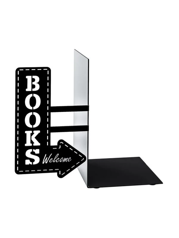 Balvi Bookshop Bücherstütze – Schwarz