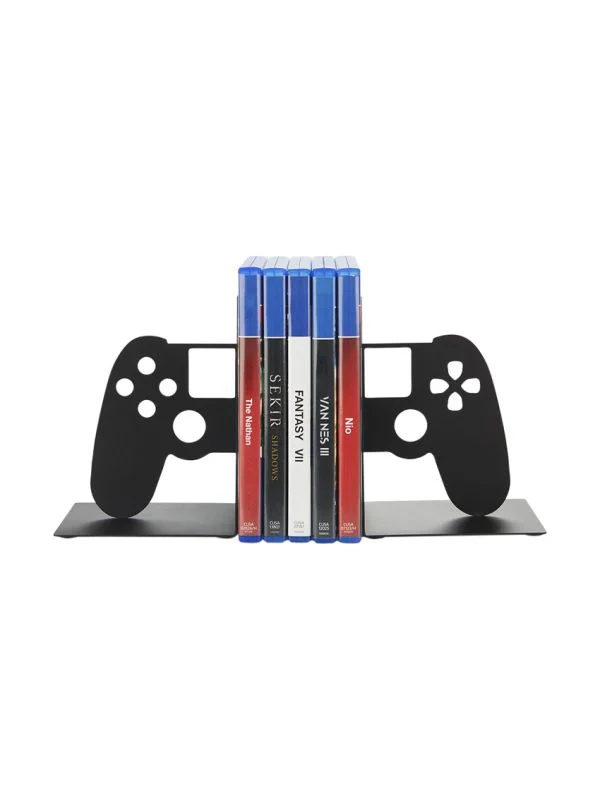 Balvi Joypad Buchstütze – Metall – Schwarz