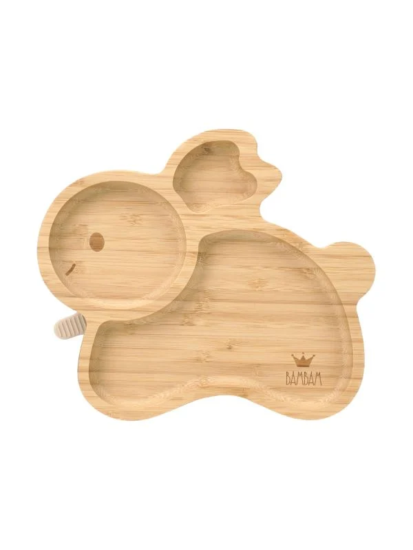 BamBam Kinderteller - Teller Bambus Rabbit
