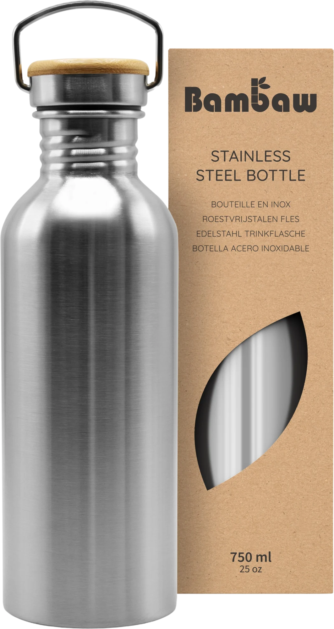Bambaw Edelstahlflasche 750 ml, Sage Green