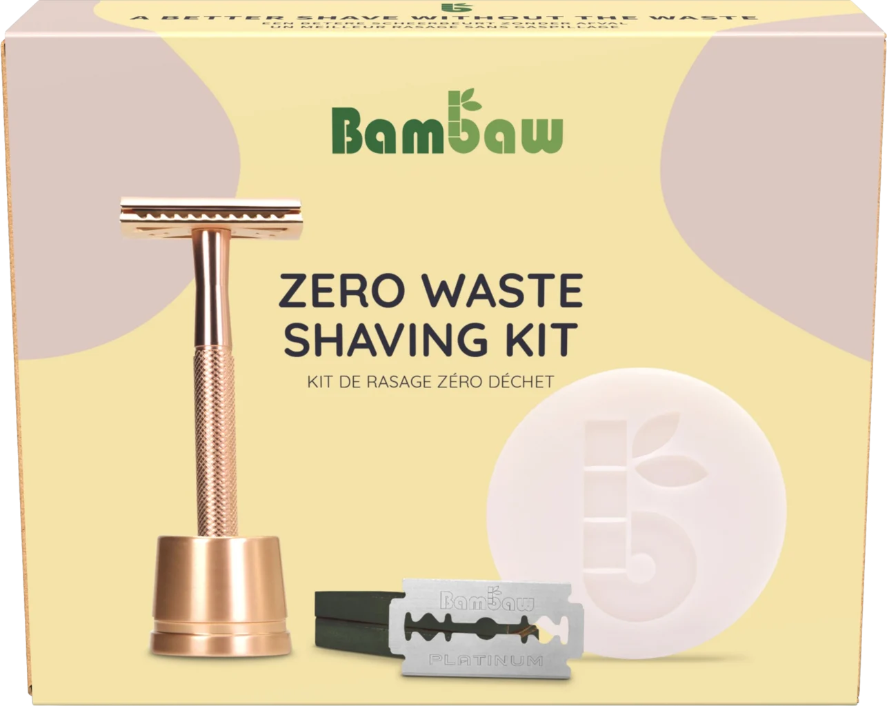 Bambaw Rasur Set Roségold