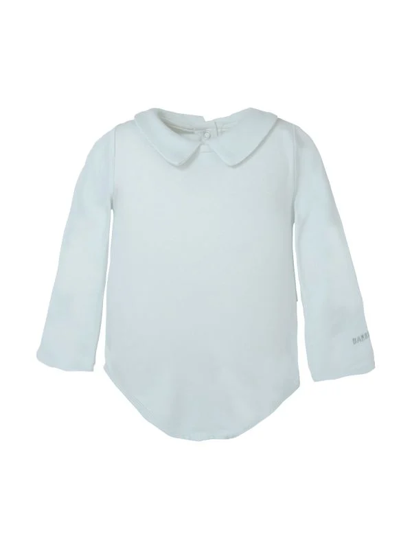 Bamboom Babybody Langarm - 6 Monate - Light Blue