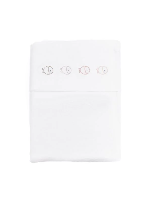 Bamboom Laken 110x140 - Fische - Nude