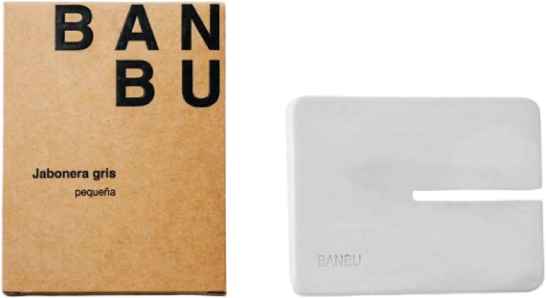 BANBU Seifenschale klein, Grau