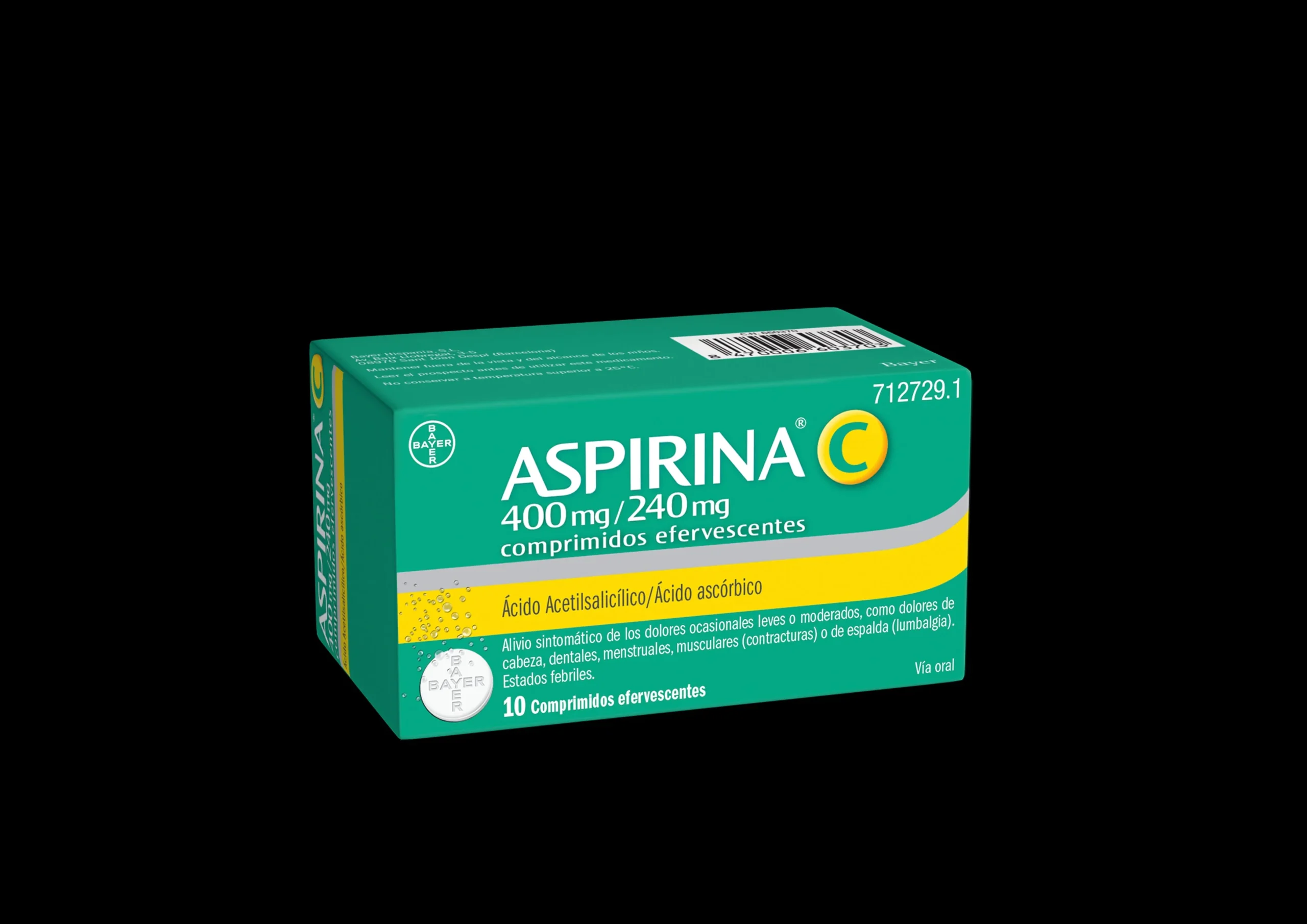 BAYER Aspirin C 400/240mg 10 Brausetabletten